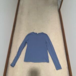 Garage Blue Long Sleeve Top